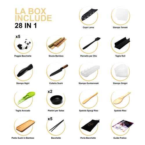 Kit Sushi Completo 28 in 1